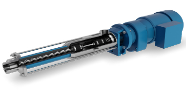 Dosing pump cutaway image